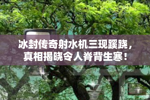 冰封传奇射水机三现蹊跷，真相揭晓令人脊背生寒！