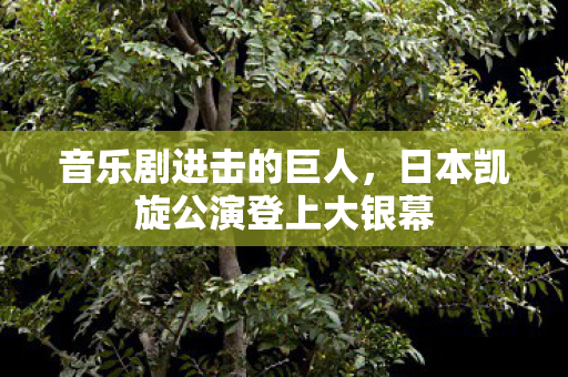 音乐剧进击的巨人，日本凯旋公演登上大银幕