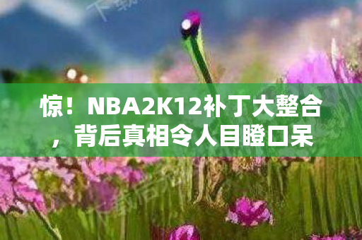 惊！NBA2K12补丁大整合，背后真相令人目瞪口呆
