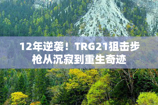 12年逆袭!TRG21狙击步枪从沉寂到重生奇迹 12年逆袭!TRG21狙击步枪从沉寂到重生奇迹