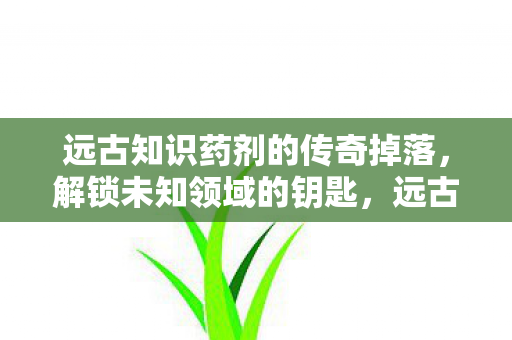 远古知识药剂的传奇掉落，解锁未知领域的钥匙，远古知识药剂，解锁未知领域的传奇钥匙