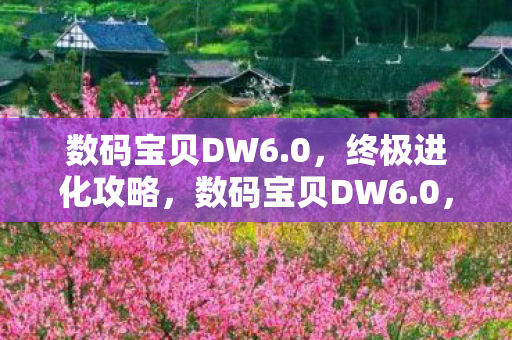 数码宝贝DW6.0，终极进化攻略，数码宝贝DW6.0，终极进化攻略全解析
