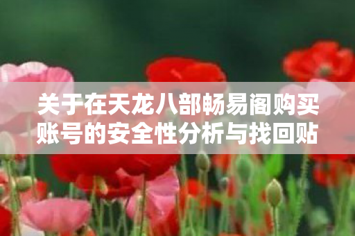 关于在天龙八部畅易阁购买账号的安全性分析与找回贴士，天龙八部账号交易安全分析及找回指南