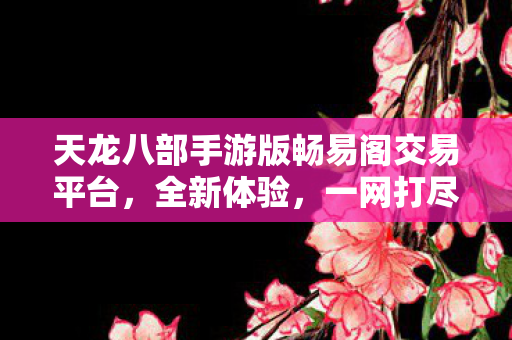 天龙八部手游版畅易阁交易平台，全新体验，一网打尽！