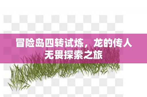 冒险岛四转试炼，龙的传人无畏探索之旅