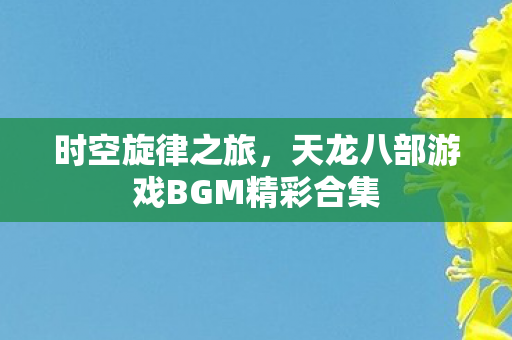 天龙八部游戏BGM精彩合集图片