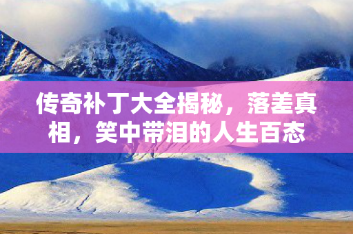 传奇补丁大全揭秘,落差真相,笑中带泪的人生百态 传奇补丁大全揭秘,落差真相,笑中带泪的人生百态