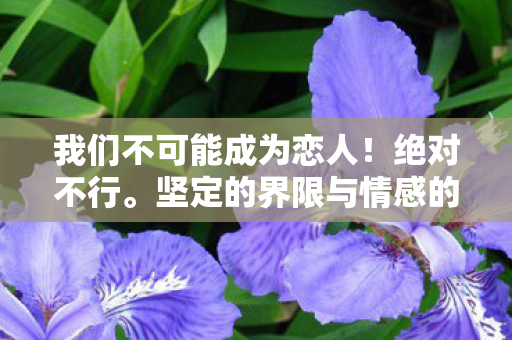 我们不可能成为恋人！绝对不行。坚定的界限与情感的抉择