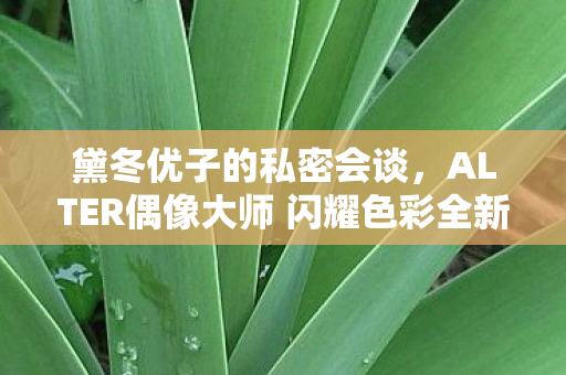 黛冬优子的私密会谈，ALTER偶像大师 闪耀色彩全新手办揭秘