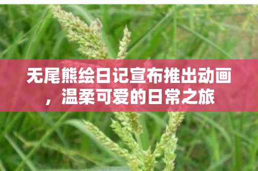 无尾熊绘日记宣布推出动画，温柔可爱的日常之旅