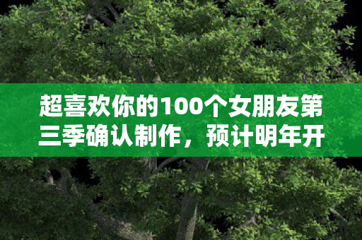 超喜欢你的100个女朋友第三季确认制作，预计明年开播！