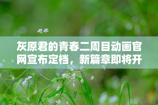 灰原君的青春二周目动画官网宣布定档，新篇章即将开启