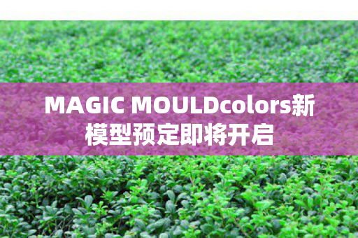MAGIC MOULDcolors新模型预定即将开启