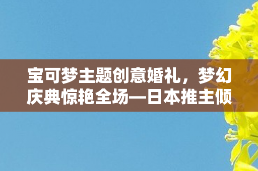 宝可梦主题创意婚礼，梦幻庆典惊艳全场—日本推主倾力打造梦想婚礼