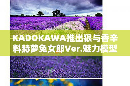 KADOKAWA推出狼与香辛料赫萝兔女郎Ver.魅力模型手办