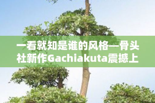 一看就知是谁的风格—骨头社新作Gachiakuta震撼上线