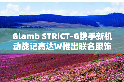 Glamb STRICT-G携手新机动战记高达W推出联名服饰系列