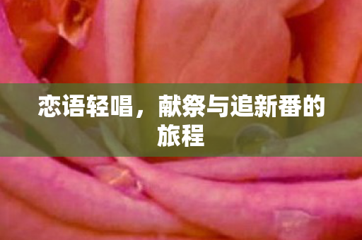 恋语轻唱，献祭与追新番的旅程