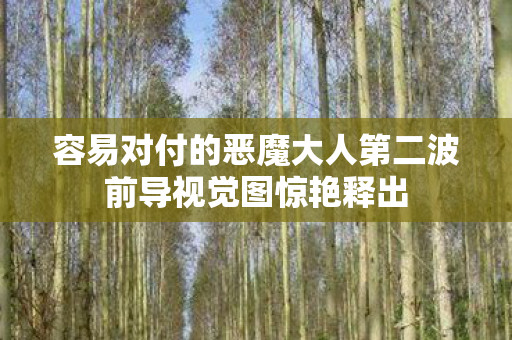 容易对付的恶魔大人第二波前导视觉图惊艳释出