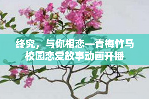 终究，与你相恋—青梅竹马校园恋爱故事动画开播