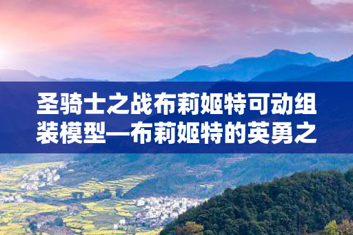 圣骑士之战布莉姬特可动组装模型—布莉姬特的英勇之旅与Annulus的魅力展现