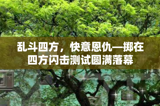 乱斗四方，快意恩仇—掷在四方闪击测试圆满落幕