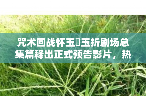 咒术回战怀玉・玉折剧场总集篇释出正式预告影片，热血与期待的交汇