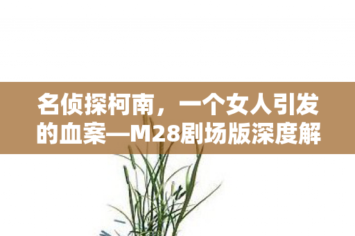 名侦探柯南，一个女人引发的血案—M28剧场版深度解读观后感