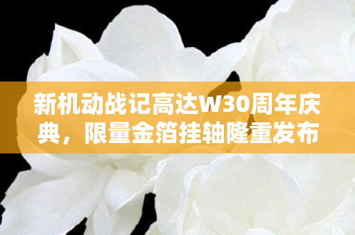 新机动战记高达W30周年庆典，限量金箔挂轴隆重发布