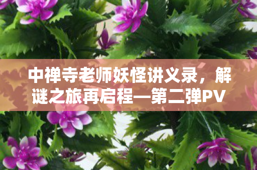 中禅寺老师妖怪讲义录，解谜之旅再启程—第二弹PV探秘