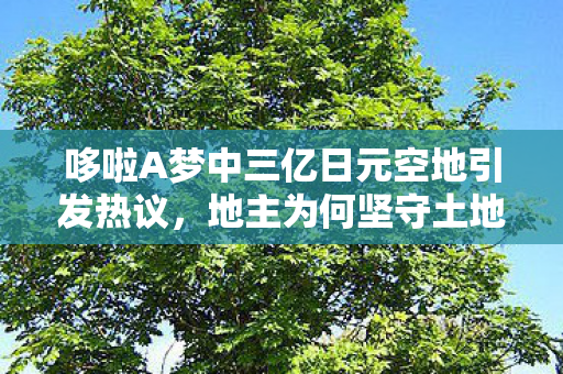 哆啦A梦中三亿日元空地引发热议，地主为何坚守土地不卖？