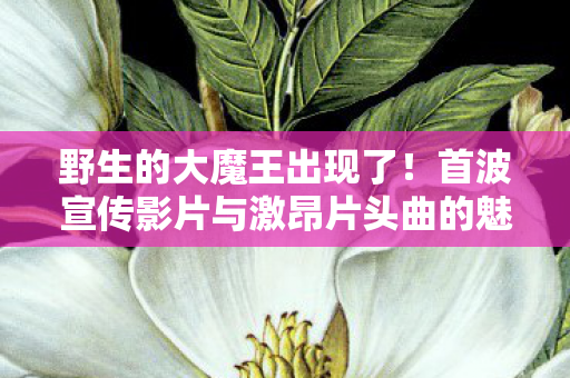 野生的大魔王出现了！首波宣传影片与激昂片头曲的魅力展现