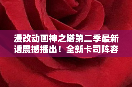 漫改动画神之塔第二季最新话震撼播出！全新卡司阵容揭晓