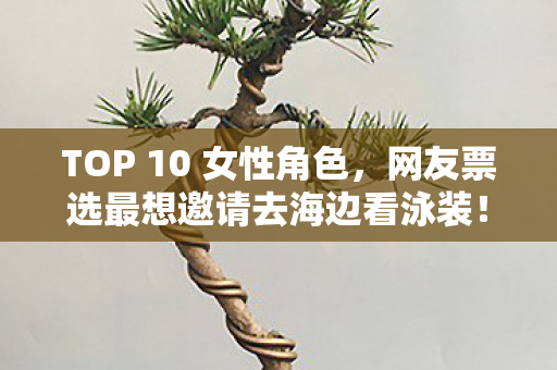 TOP 10 女性角色，网友票选最想邀请去海边看泳装！