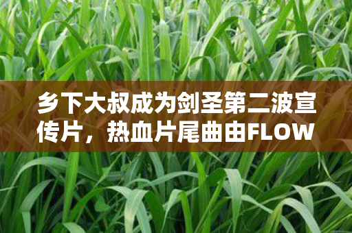 乡下大叔成为剑圣第二波宣传片，热血片尾曲由FLOW演唱