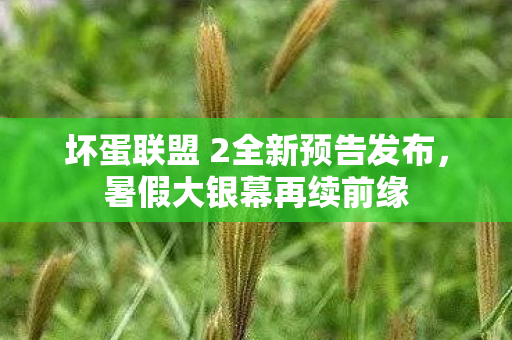 坏蛋联盟 2全新预告发布，暑假大银幕再续前缘