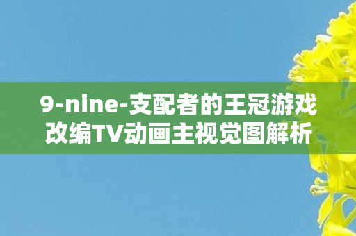 9-nine-支配者的王冠游戏改编TV动画主视觉图解析