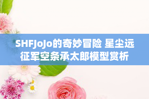 SHFJoJo的奇妙冒险 星尘远征军空条承太郎模型赏析