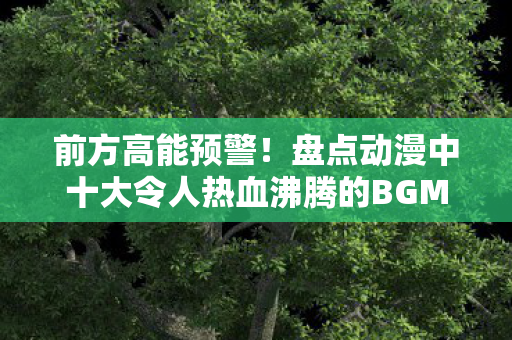 前方高能预警！盘点动漫中十大令人热血沸腾的BGM