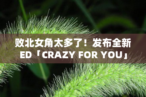 败北女角太多了！发布全新ED「CRAZY FOR YOU」