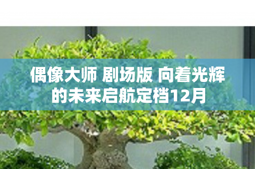 偶像大师 剧场版 向着光辉的未来启航定档12月