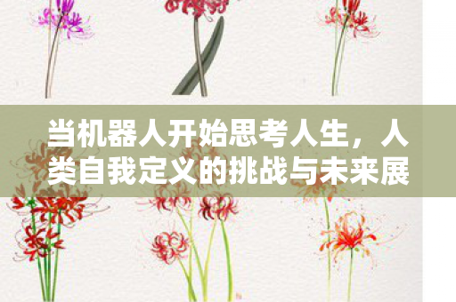 当机器人开始思考人生，人类自我定义的挑战与未来展望