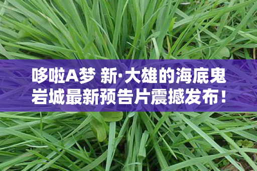 哆啦A梦 新·大雄的海底鬼岩城最新预告片震撼发布！