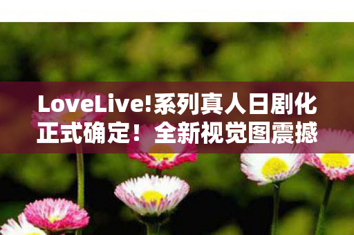 LoveLive!系列真人日剧化正式确定！全新视觉图震撼公开