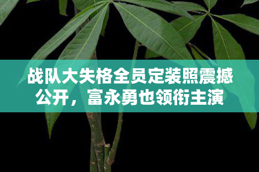 战队大失格全员定装照震撼公开，富永勇也领衔主演