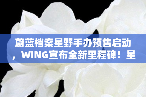 蔚蓝档案星野手办预售启动，WING宣布全新里程碑！星野1/7比例手办震撼上市
