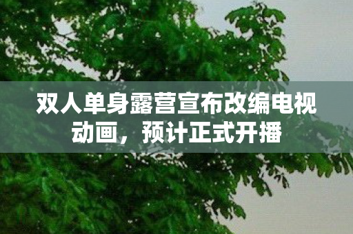 双人单身露营宣布改编电视动画，预计正式开播