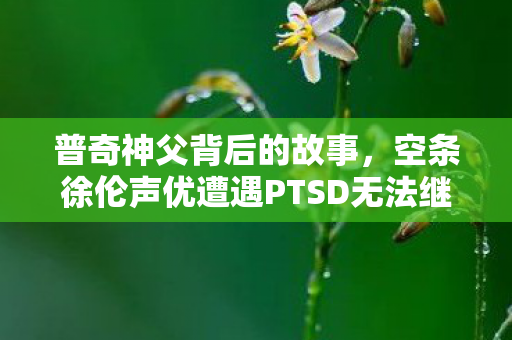 普奇神父背后的故事，空条徐伦声优遭遇PTSD无法继续工作