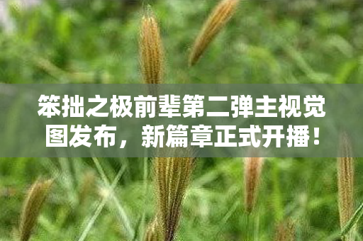 笨拙之极前辈第二弹主视觉图发布，新篇章正式开播！