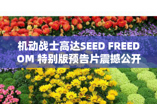 机动战士高达SEED FREEDOM 特别版预告片震撼公开！